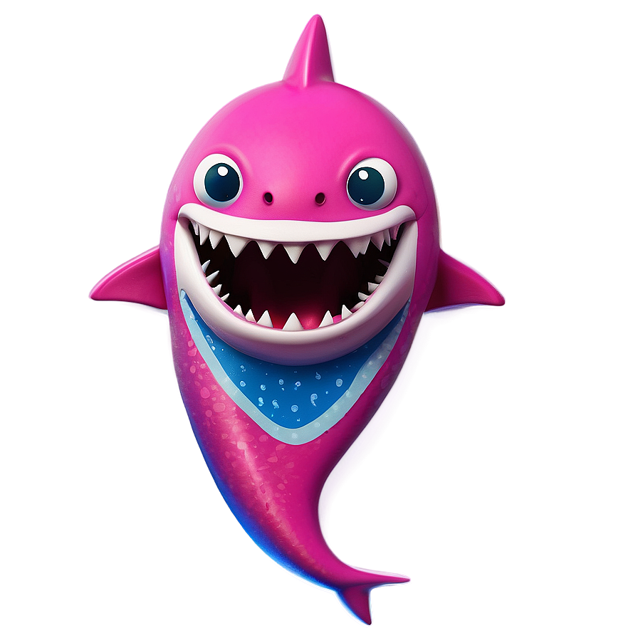 Pink Baby Shark Holiday Theme Png 47 PNG image