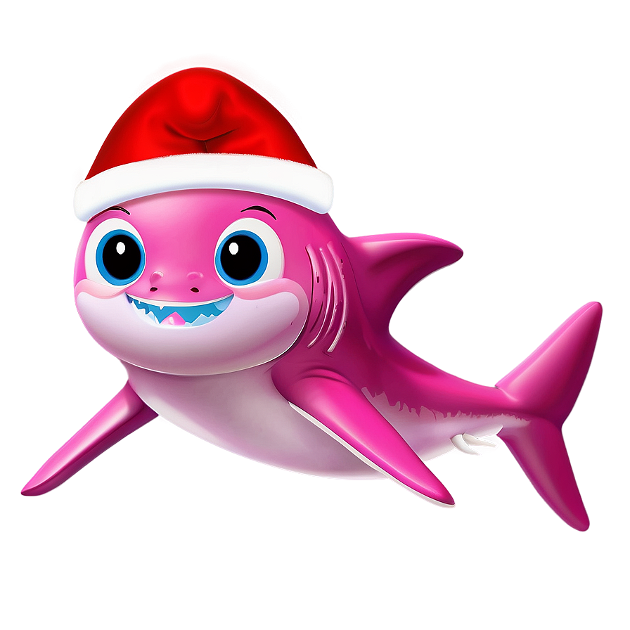 Pink Baby Shark Holiday Theme Png Jbs7 PNG image