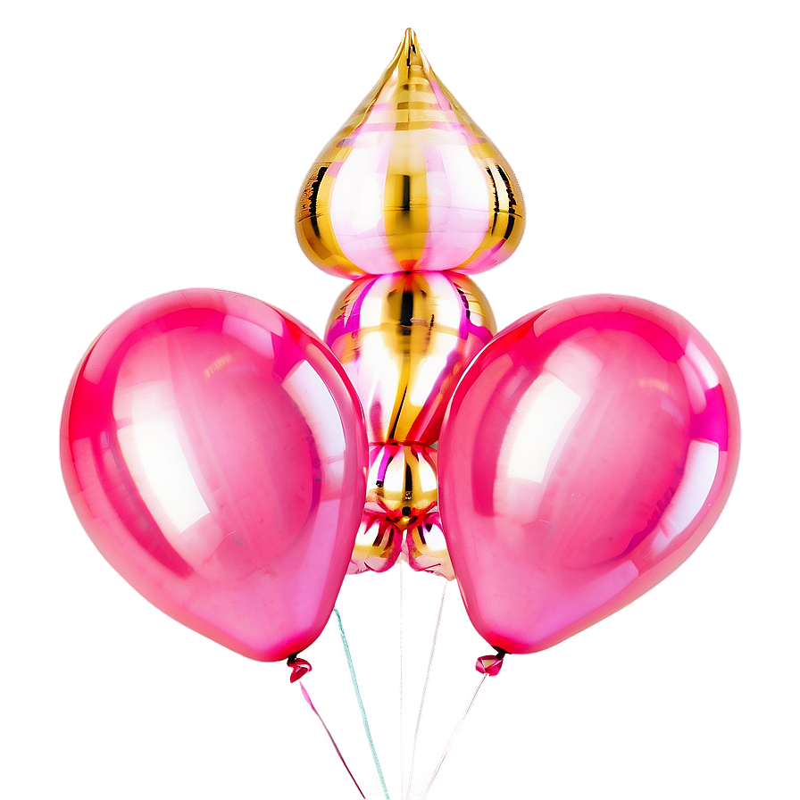 Pink Balloons Celebration Kit Png Gld50 PNG image