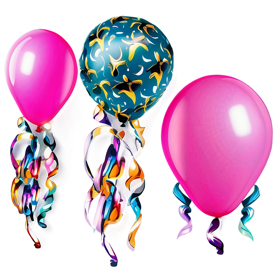 Pink Balloons For Joyful Events Png Byu56 PNG image