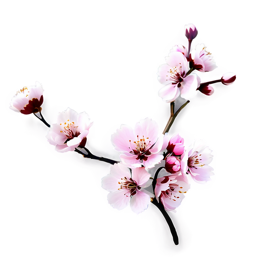 Pink Blossom Branch Png 24 PNG image