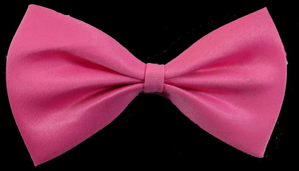 Pink Bow Tie Black Background PNG image