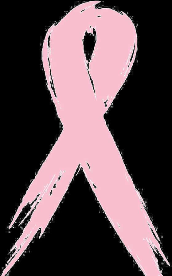 Pink Breast Cancer Awareness Ribbon PNG image
