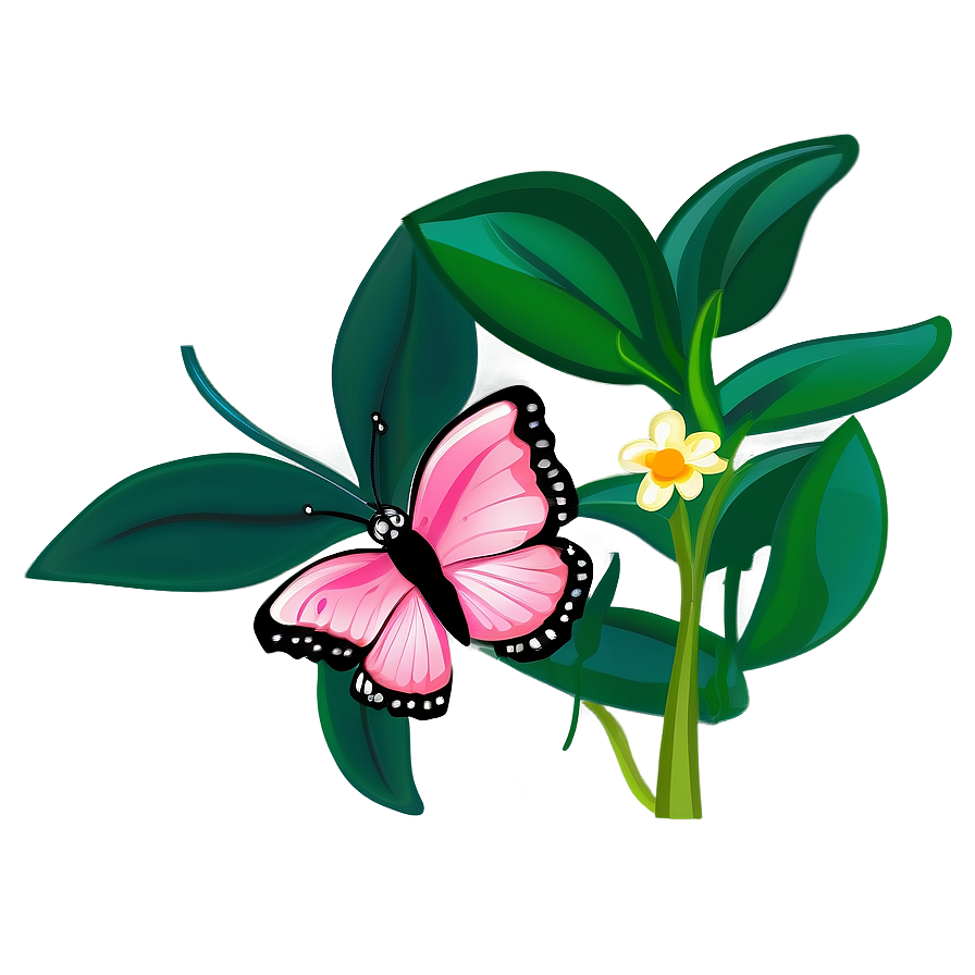 Pink Butterfly For Kids Png 97 PNG image