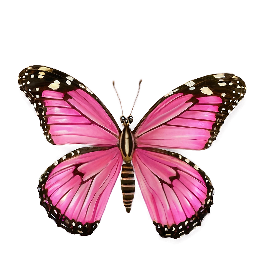 Pink Butterfly In Flight Png 31 PNG image