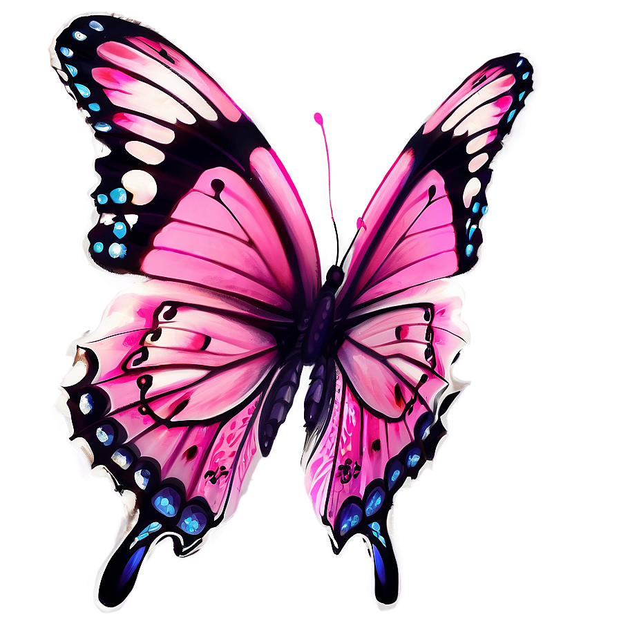 Pink Butterfly Real Image Png Kas55 PNG image