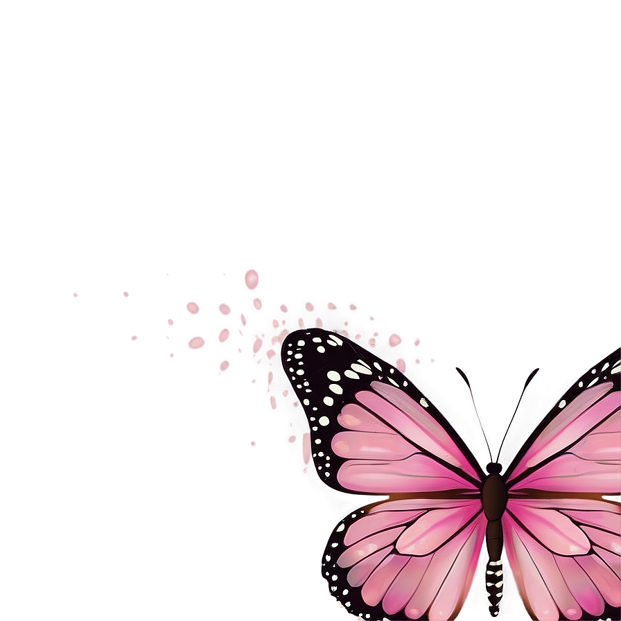 Pink Butterfly Transparent Background Png Lig PNG image