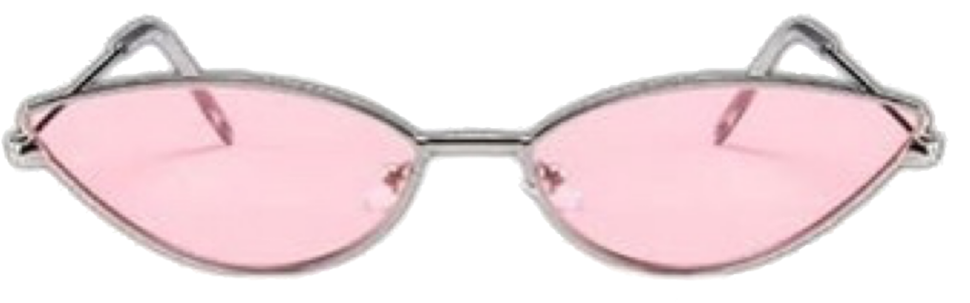 Pink Cat Eye Sunglasses PNG image