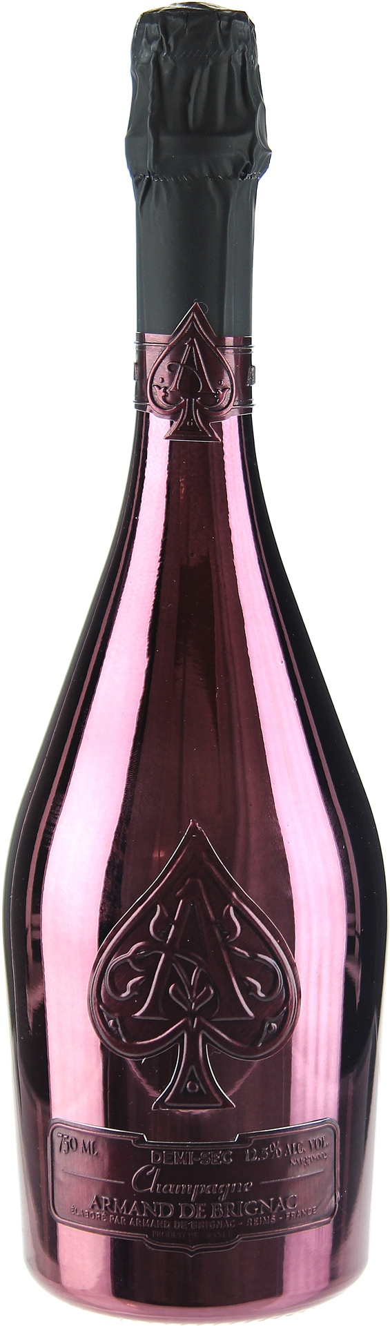 Pink Champagne Aceof Spades Bottle PNG image