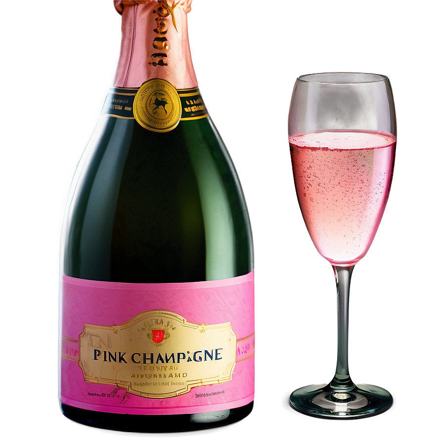 Pink Champagne In Sunset Light Png Hgm PNG image