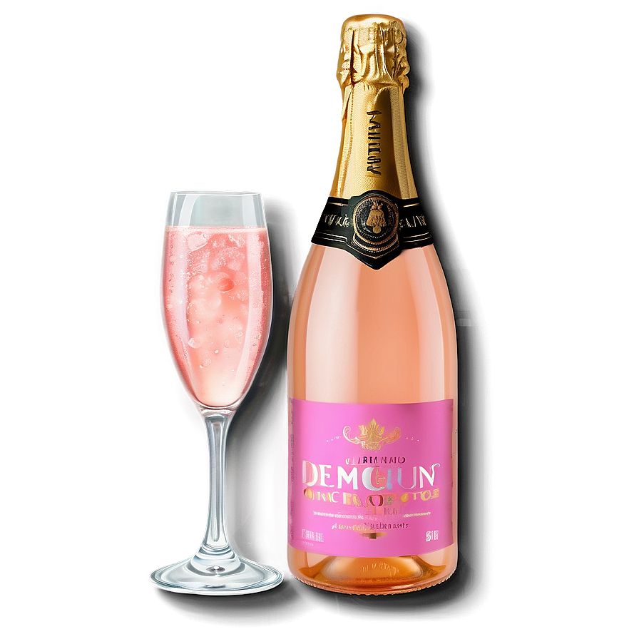 Pink Champagne On Ice Png 12 PNG image