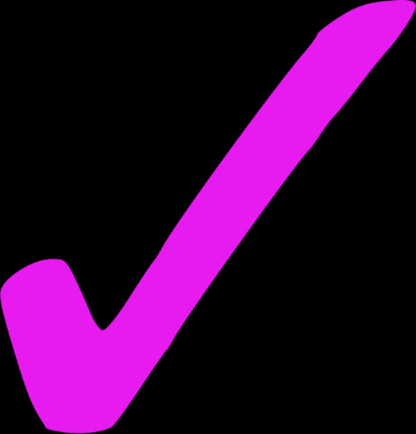 Pink Check Mark Graphic PNG image