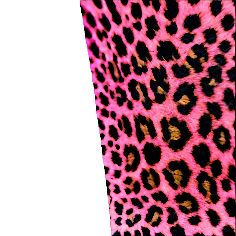 Pink Cheetah Print Style Png Xre66 PNG image