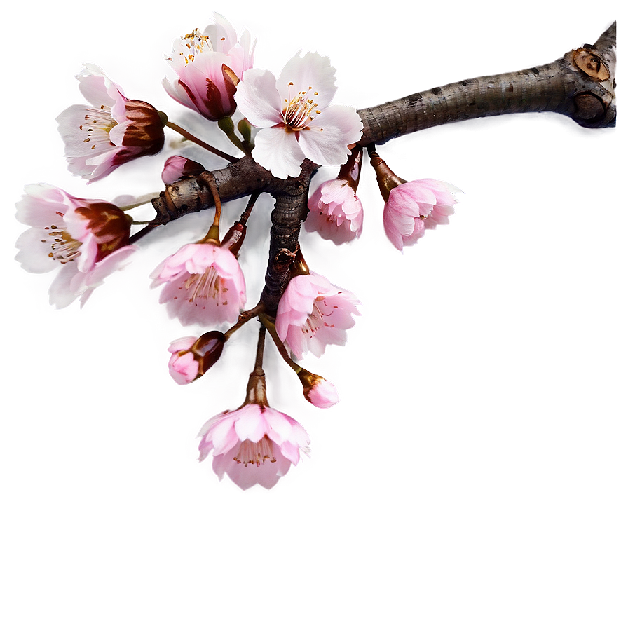 Pink Cherry Blossom Png Rqr PNG image