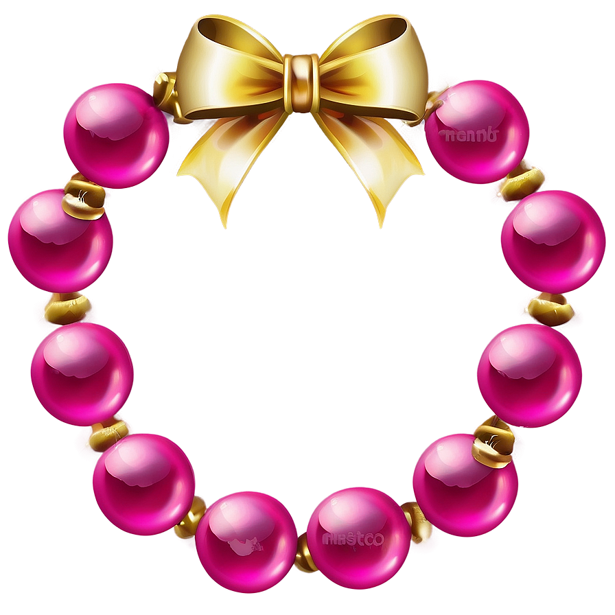 Pink Christmas Ornaments Png 69 PNG image