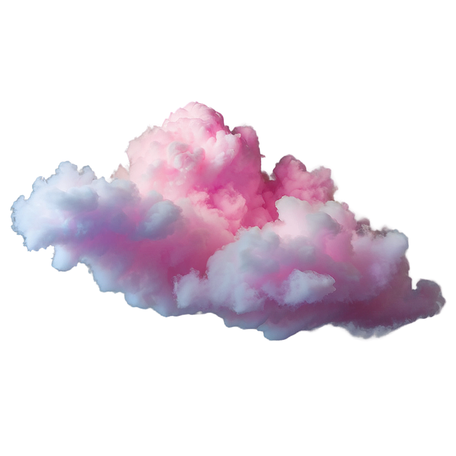 Pink Cloud Ethereal Scene Png 06252024 PNG image