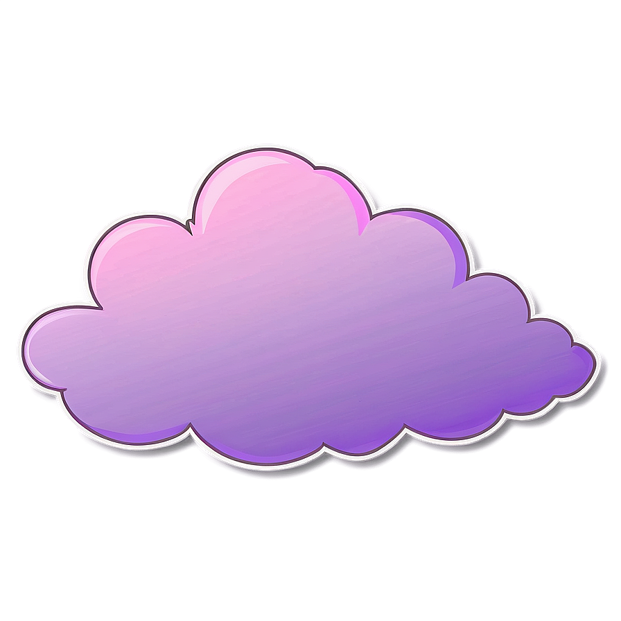 Pink Cloud In Lavender Sky Png 06252024 PNG image