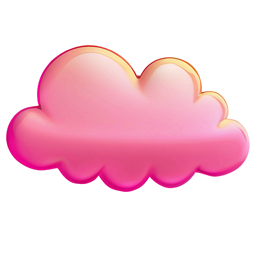 Pink Cloud In Sunset Glow Png 58 PNG image