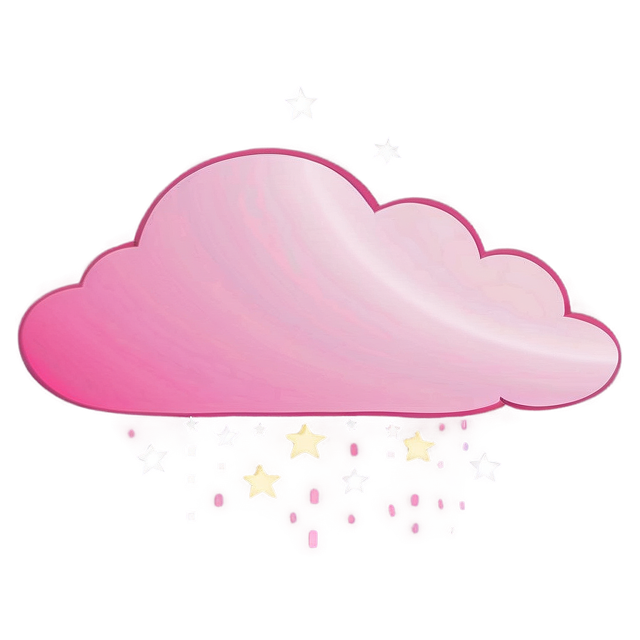 Pink Cloud Magical Theme Png 06252024 PNG image