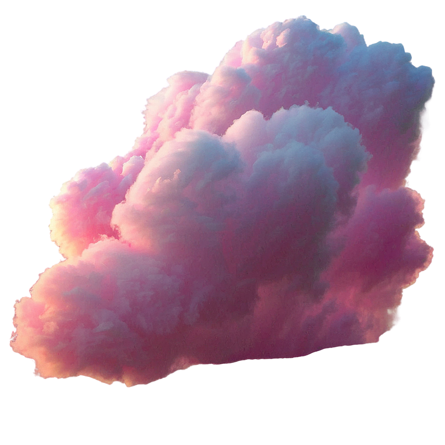 Pink Cloud Sunset Png 06252024 PNG image