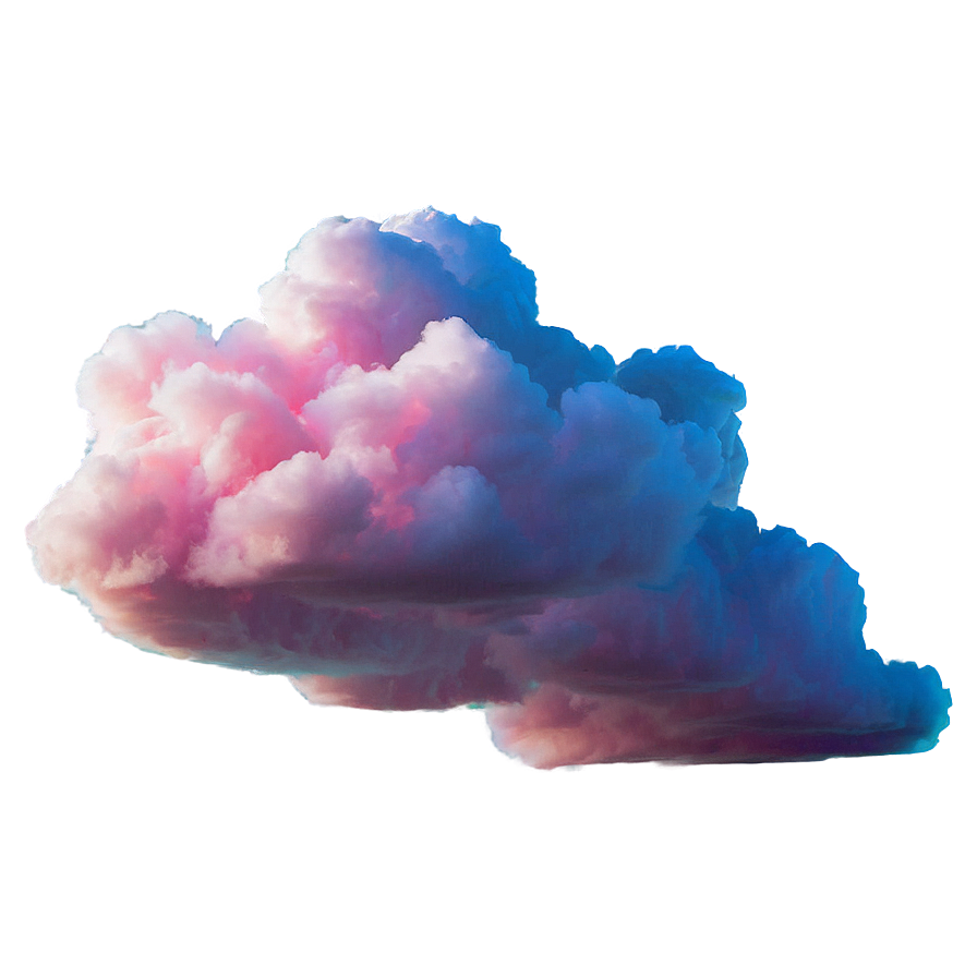 Pink Cloud With Blue Sky Png 41 PNG image