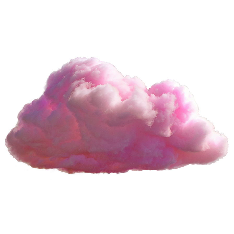 Pink Cloud With Sun Rays Png 42 PNG image