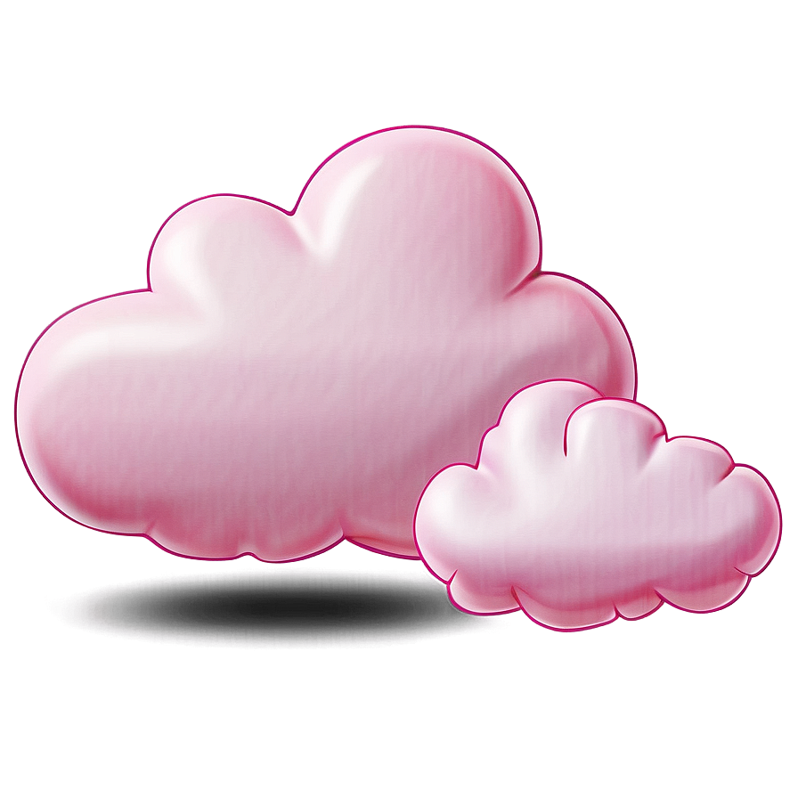 Pink Clouds Dreamland Png 06252024 PNG image