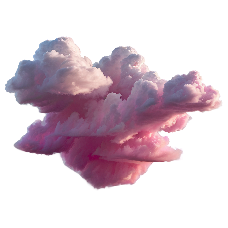 Pink Clouds Over Ocean Png Eoi47 PNG image