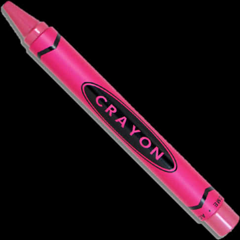 Pink Crayon Closeup PNG image