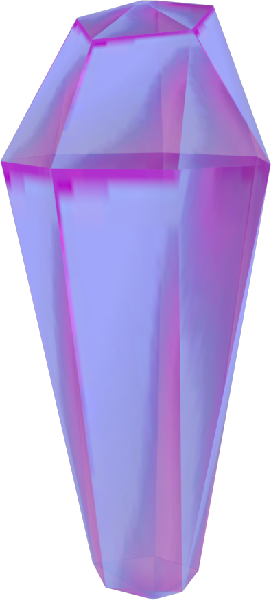 Pink Crystal Rendering PNG image