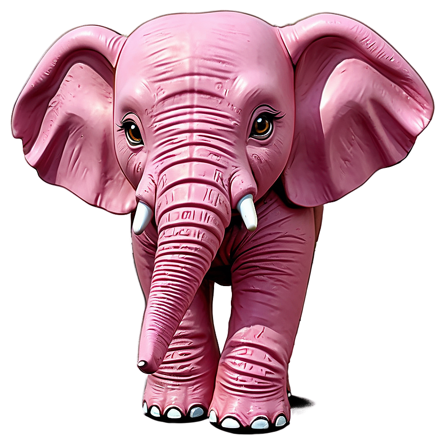 Pink Elephant For Kids Room Png Bda28 PNG image