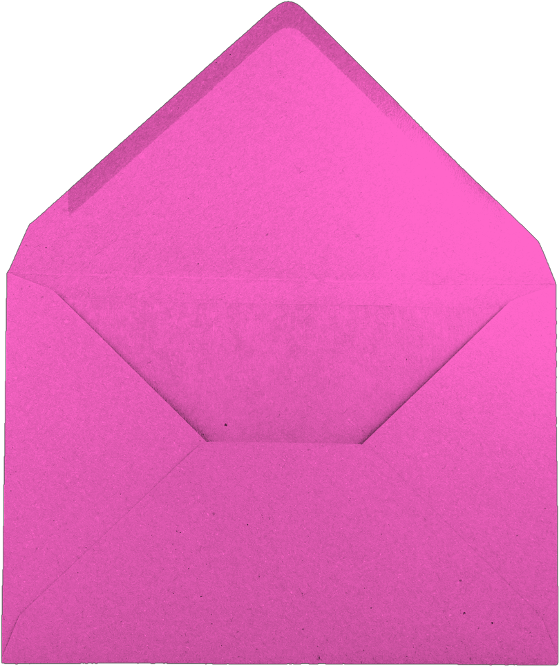 Pink Envelope Top View PNG image