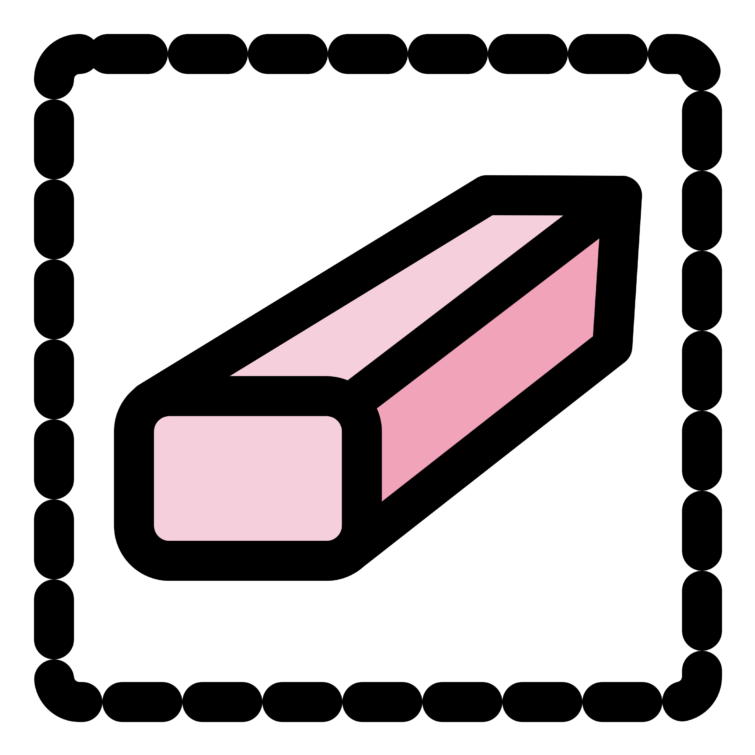 Pink Eraser Icon PNG image