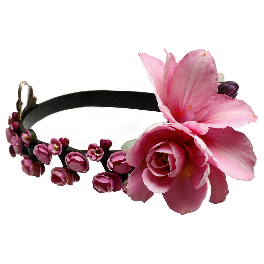 Pink Floral Crown Png 05242024 PNG image