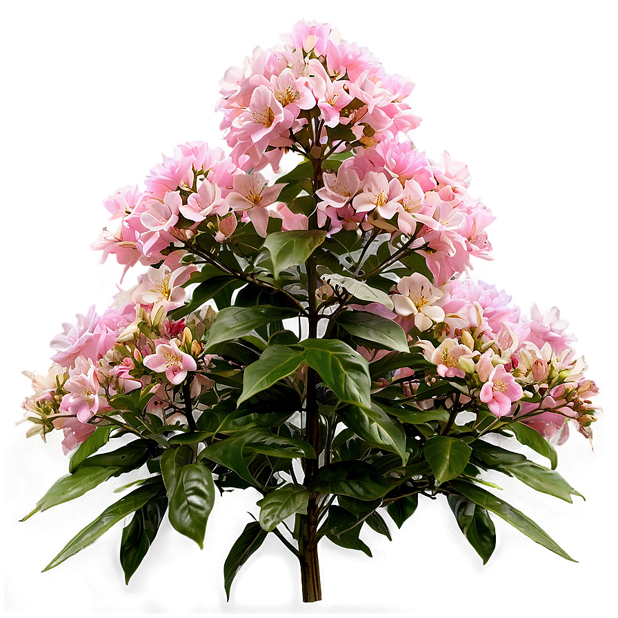 Pink Flower Bush Png Lqd PNG image