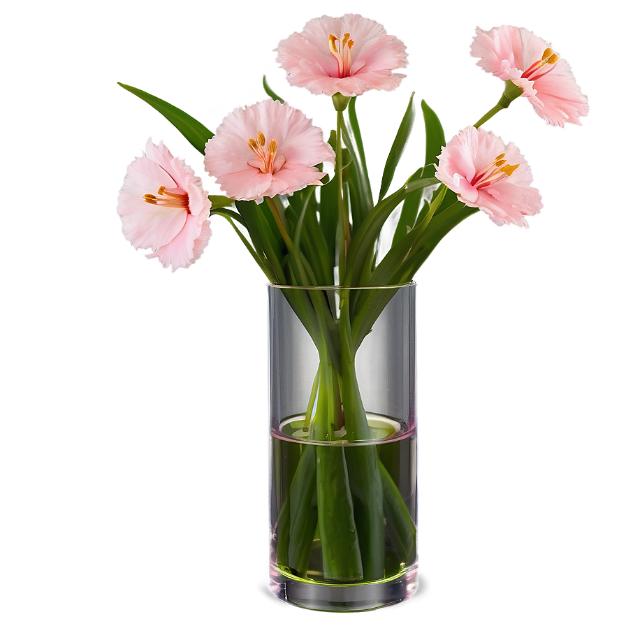 Pink Flower In Vase Png Dya PNG image