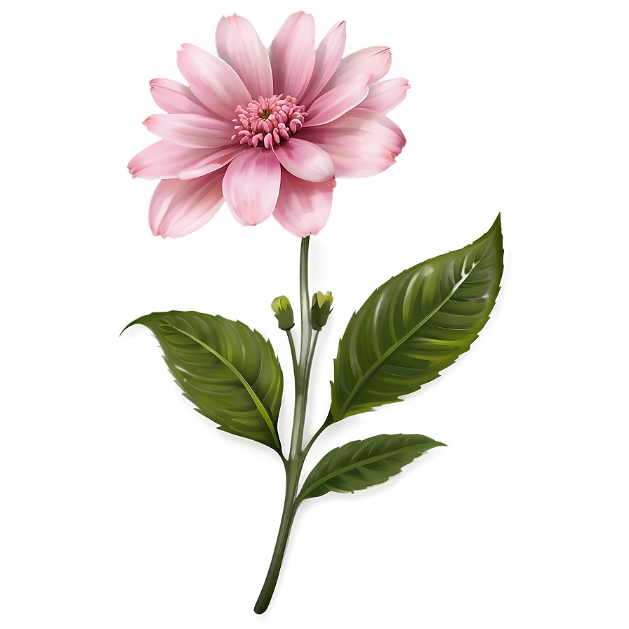 Pink Flower Vintage Png Mgp36 PNG image