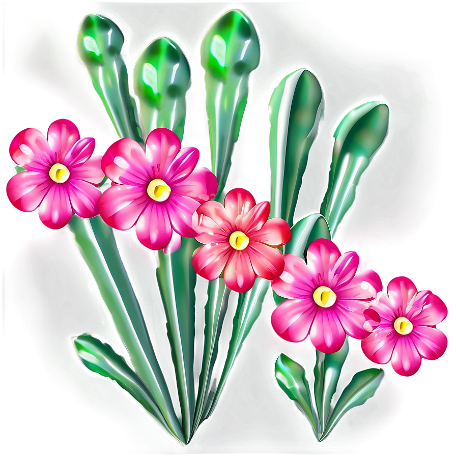 Pink Flowers Decoration Png Ifv PNG image