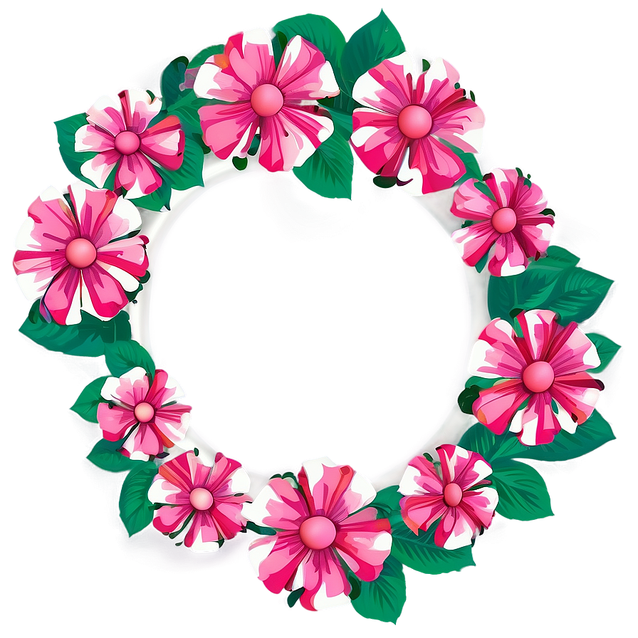 Pink Flowers Design Png 05242024 PNG image