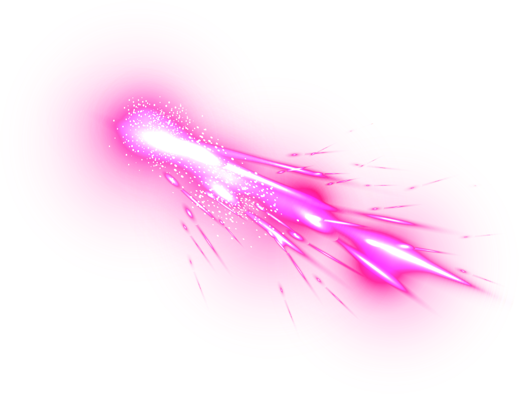 Pink Glowing Comet Graphic PNG image