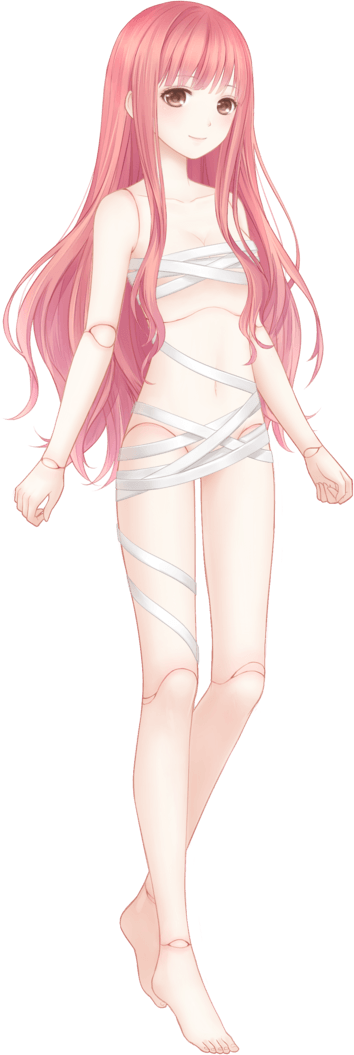 Pink Haired Anime Character PNG image