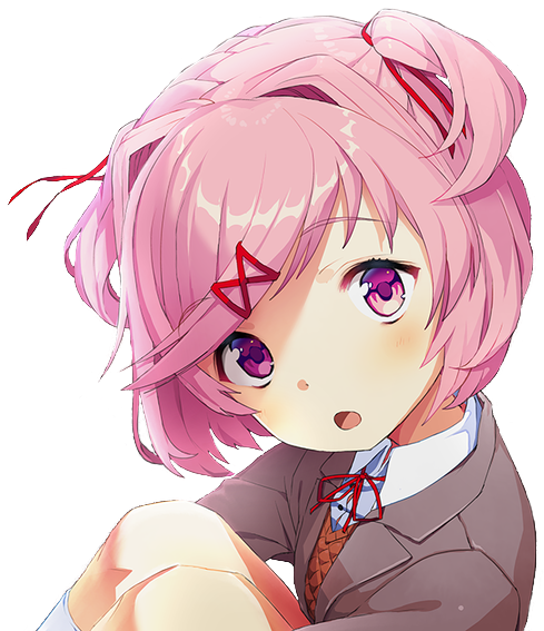 Pink Haired Anime Girl Emoji.png PNG image