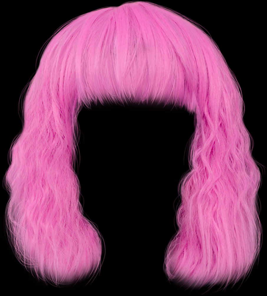 Pink Hairstyle Overlay Picsart PNG image