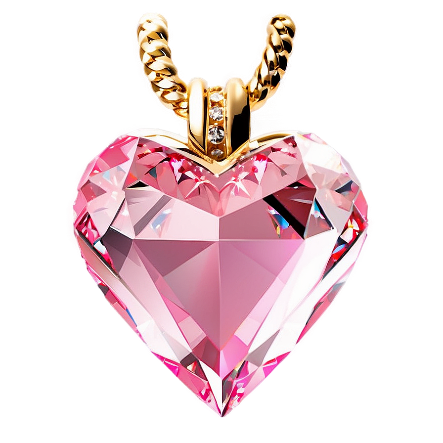 Pink Heart Diamond Essence Png 43 PNG image