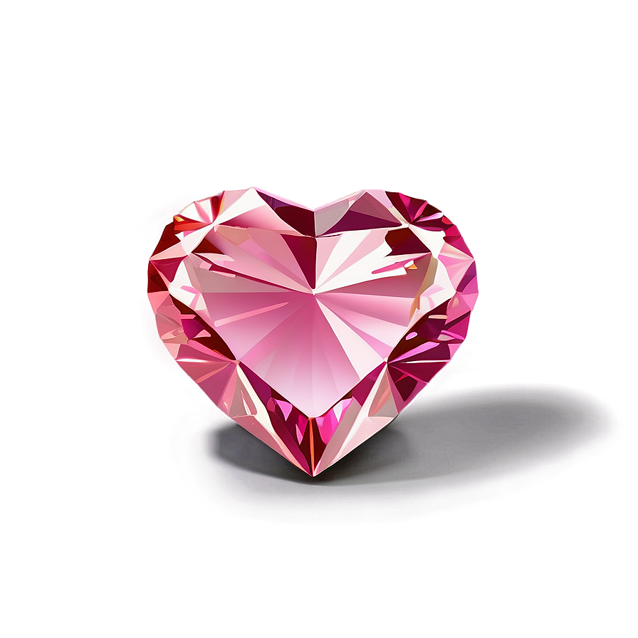 Pink Heart Diamond Png Eir PNG image