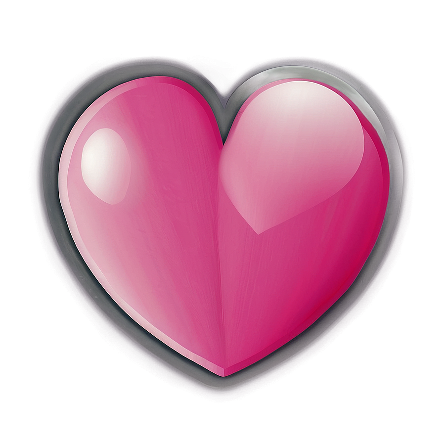 Pink Heart Emoji Sticker Png Uej PNG image