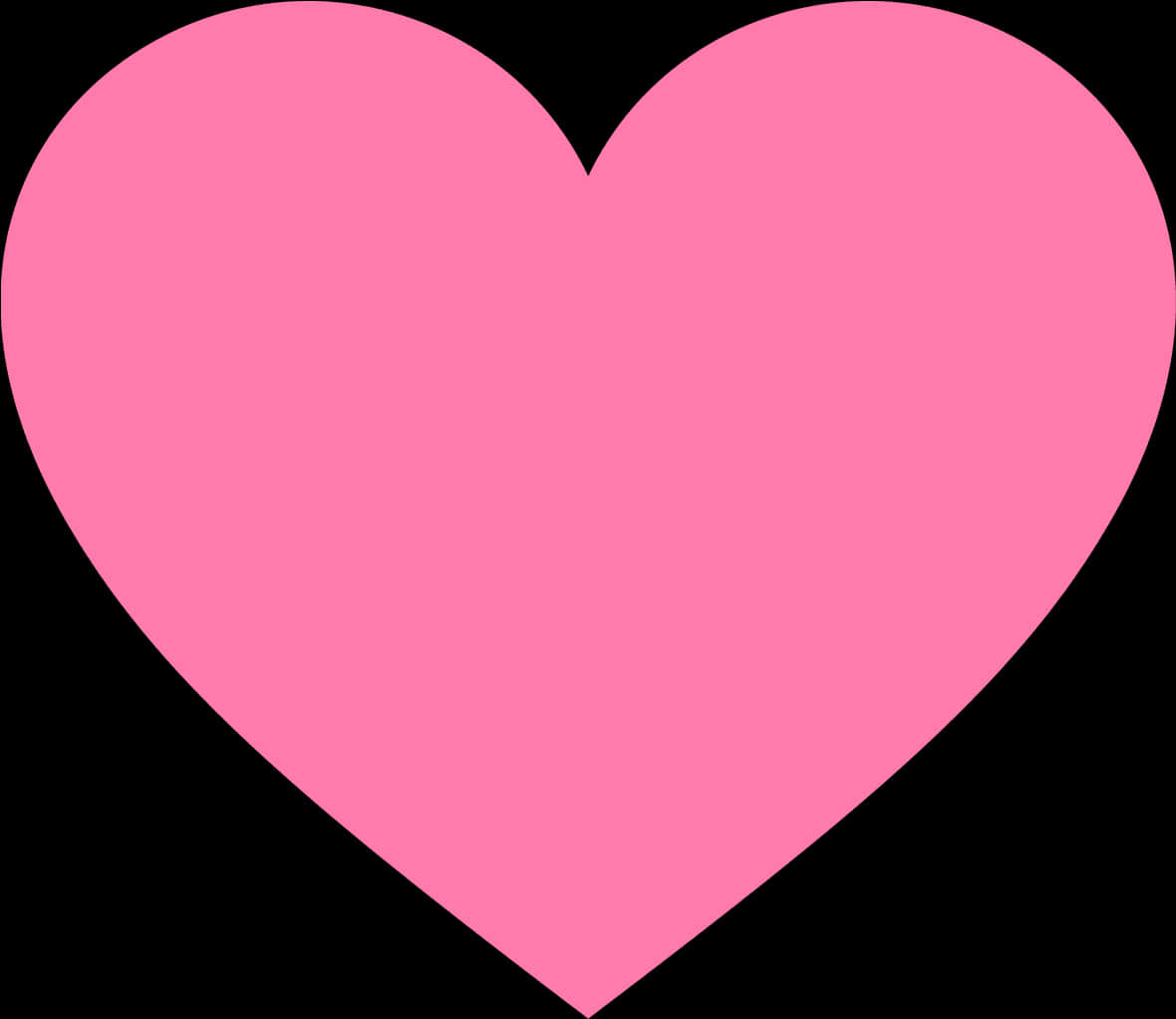 Pink Heart Shape Graphic PNG image