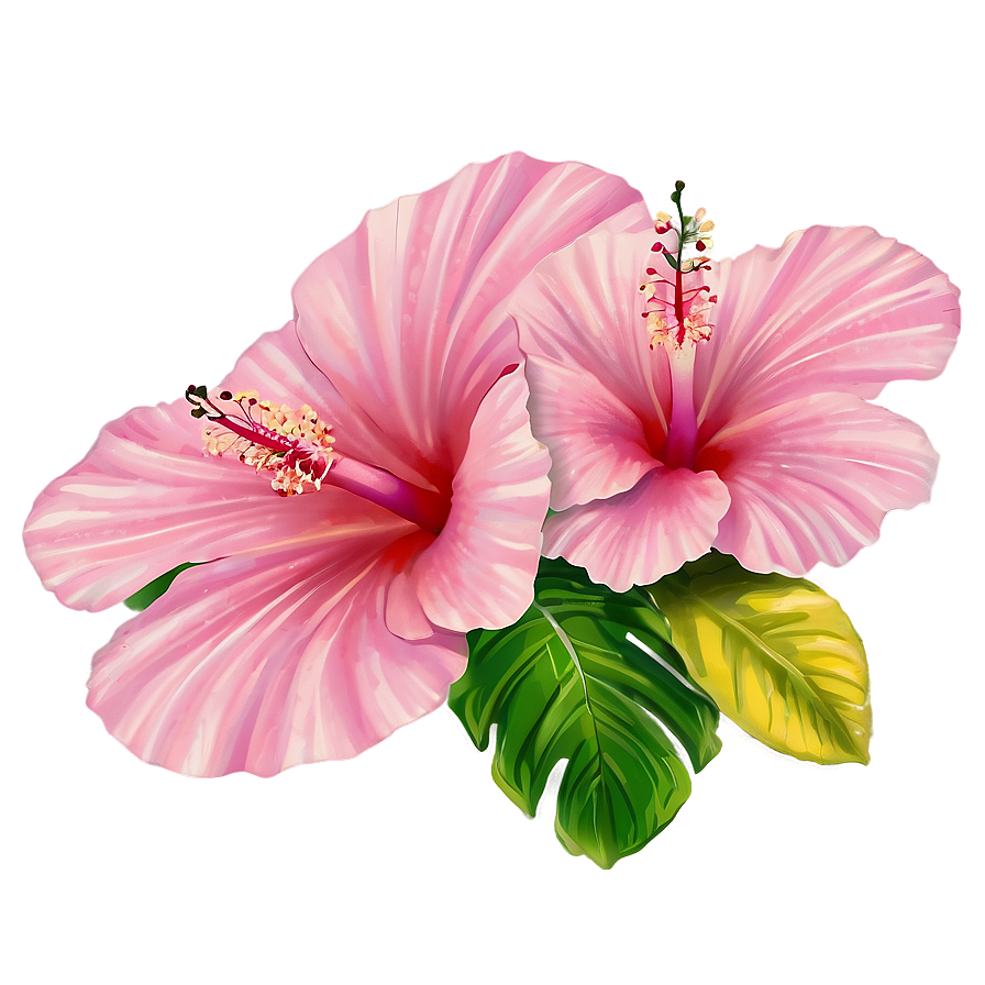 Pink Hibiscus Tropical Png 05242024 PNG image