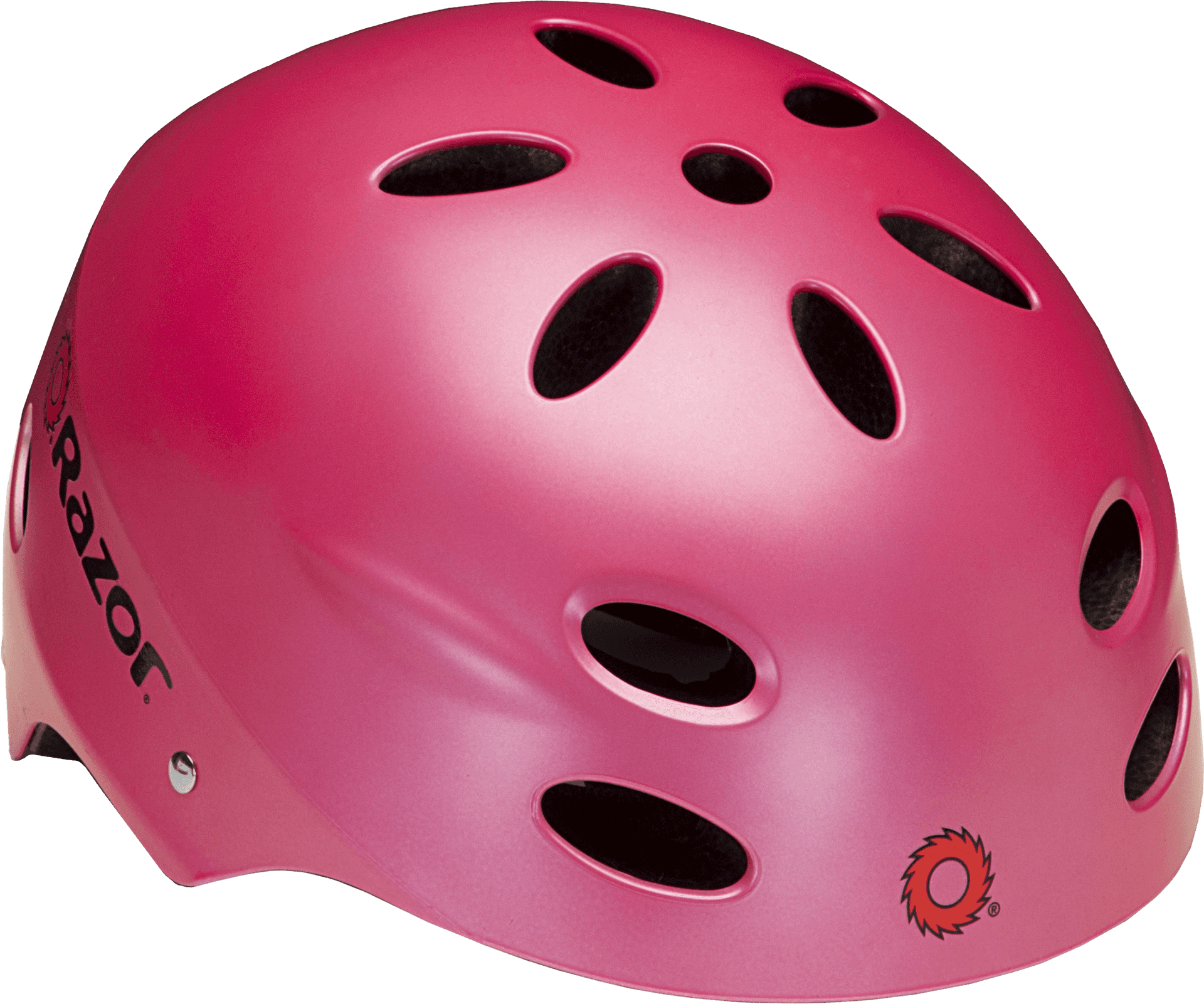 Pink Kids Bicycle Helmet PNG image