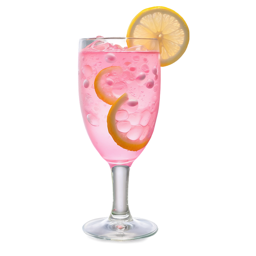 Pink Lemonade Fizz Cocktail Png Pji PNG image